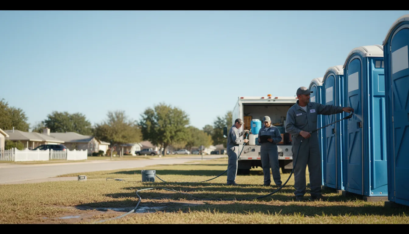 Long-Term Portable Toilet Rental in Omaha, TX near me